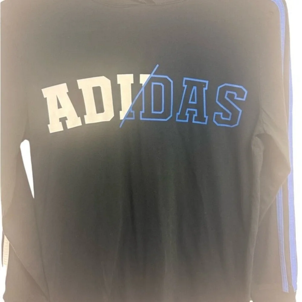Adidas‎ Black Garment with White Logo size M (10-12)